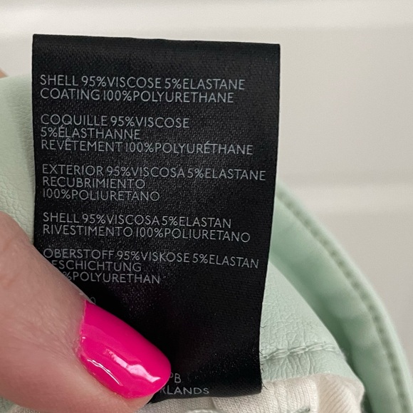 Anthropologie The Colette Cropped Wide-Leg Pants by Maeve Faux-Leather Edition 3 - Picture 11 of 11